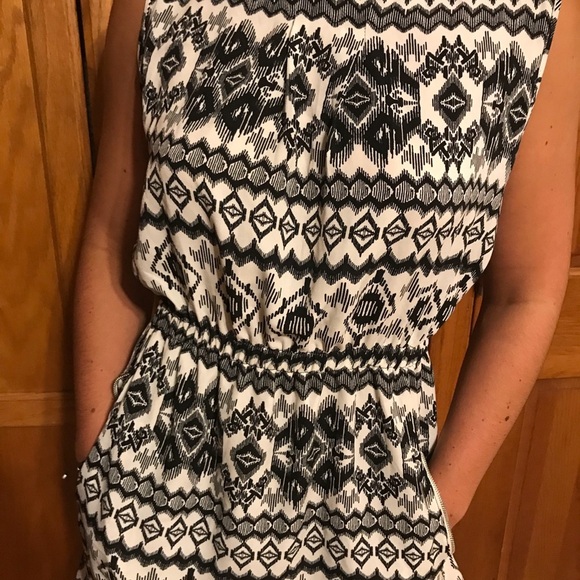 COPY - Aztec pattern sinch waist dress - Picture 2 of 4